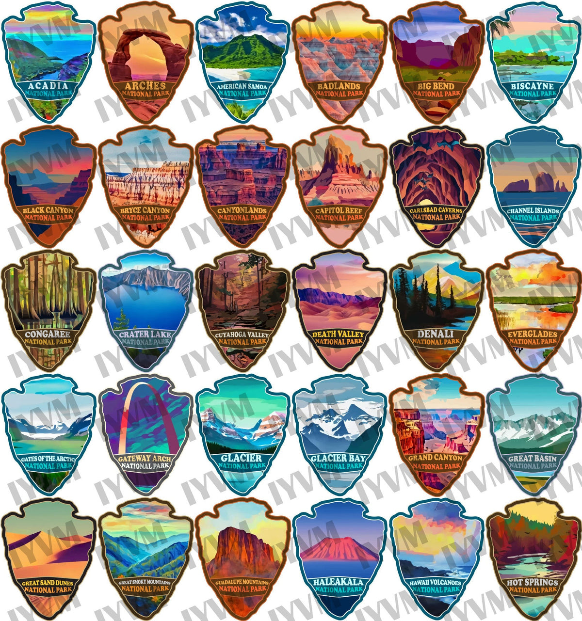 Kobuk Valley National Park Sticker Decal - US National Parks Series