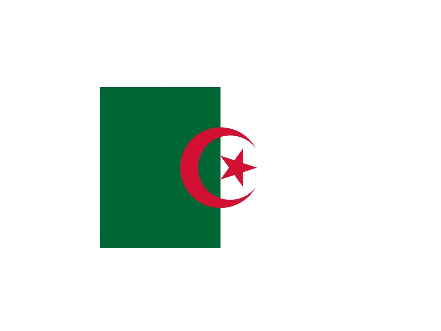 Algeria Flag Sticker Decal