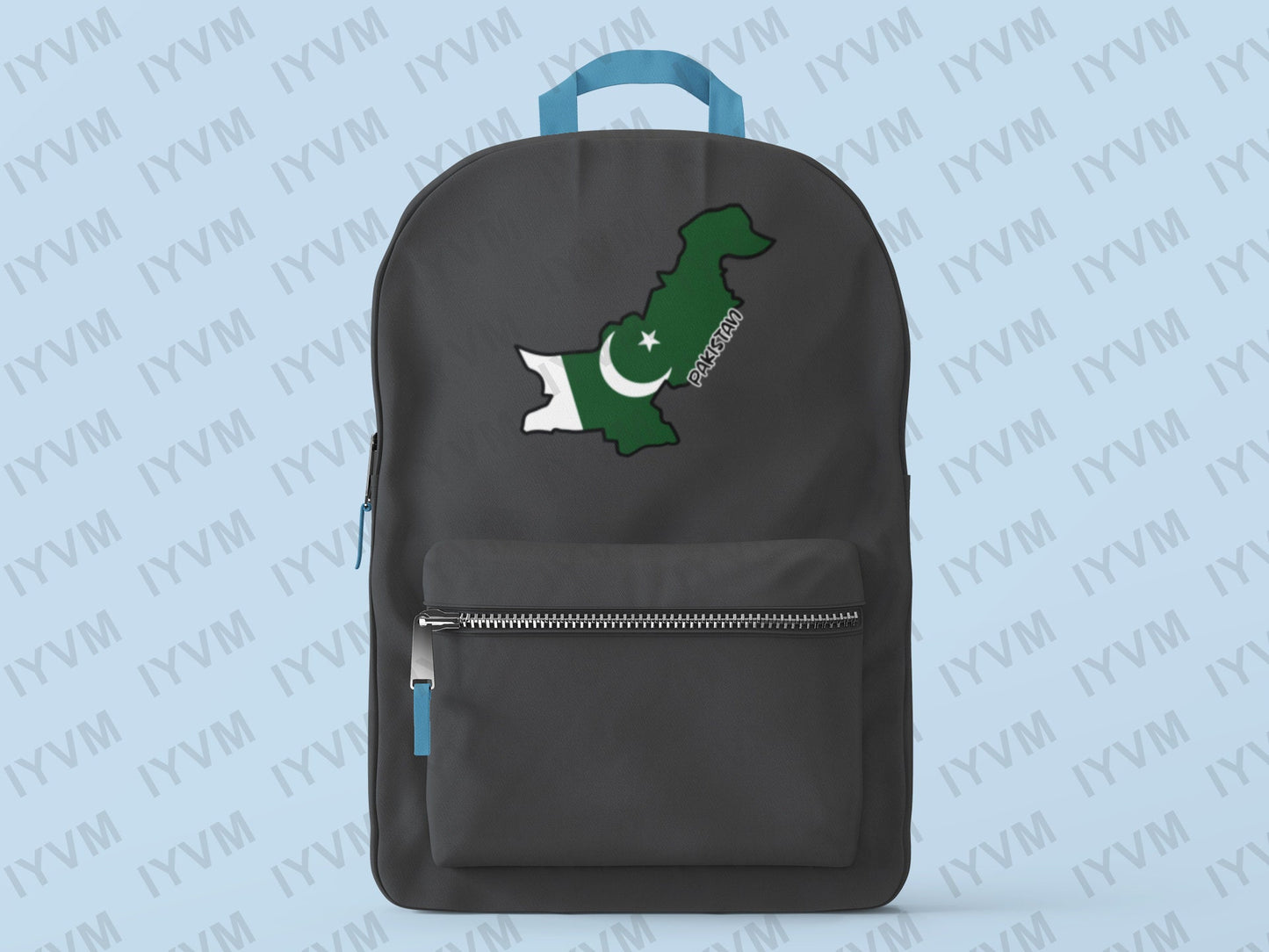 Pakistan Map Iron On Heat Transfer Vinyl HTV / Islamic Republic of Pakistan / Islamabad / Pakistani