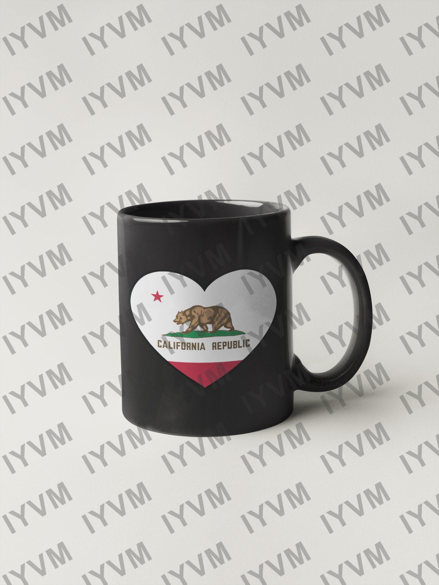 State of California Flag Heart Sticker Decal  USA California State  Sacramento  The Golden State  San Francisco  Los Angeles / San Diego /