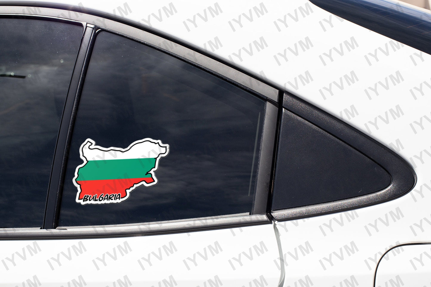 Bulgaria Map Flag Sticker Decal / Sofia / Republic of Bulgaria / Съединението прави силата / Bulgarian