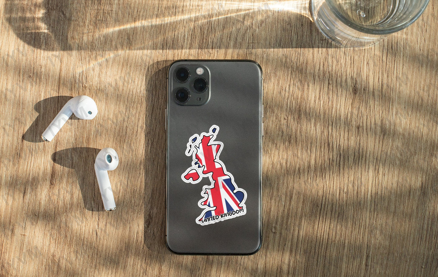 United Kingdom Map Flag Sticker Decal / United Kingdom of Great Britain and Northern Ireland / UK / Britain / London /