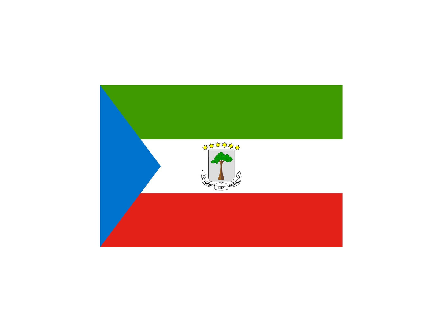 Equatorial Guinea Flag Sticker Decal