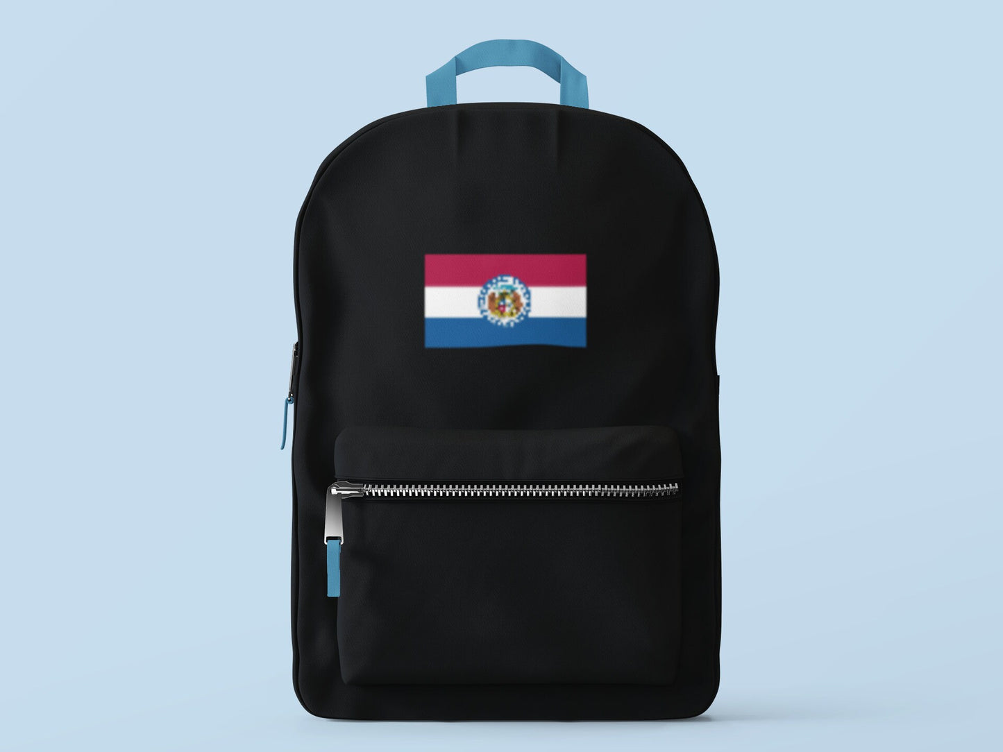 State of Missouri Flag Iron On Heat Transfer Vinyl HTV Missouri State  Jefferson City  The Show Me State  Bullion State  Gateway to the West