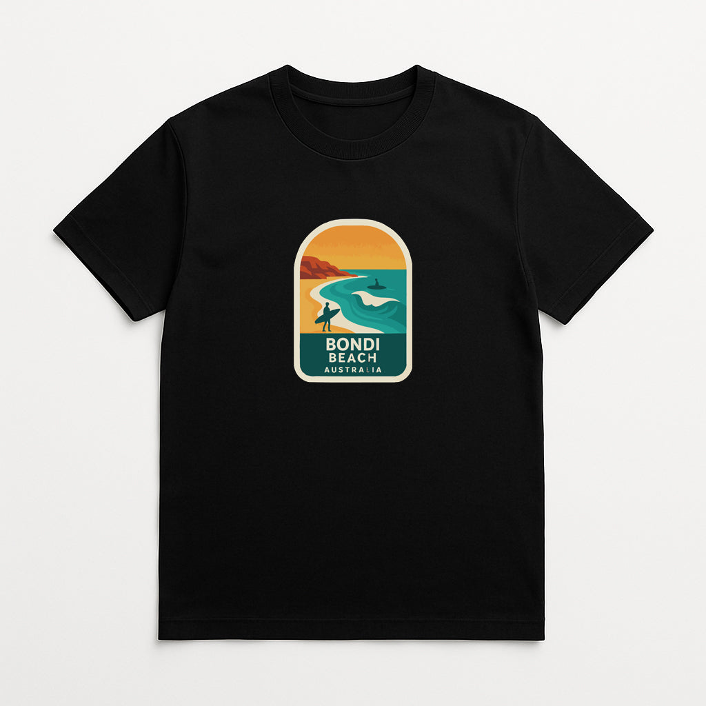 Bondi Beach Australia Iron On Heat Transfer Vinyl HTV Die-Cut Symbolic Landmark