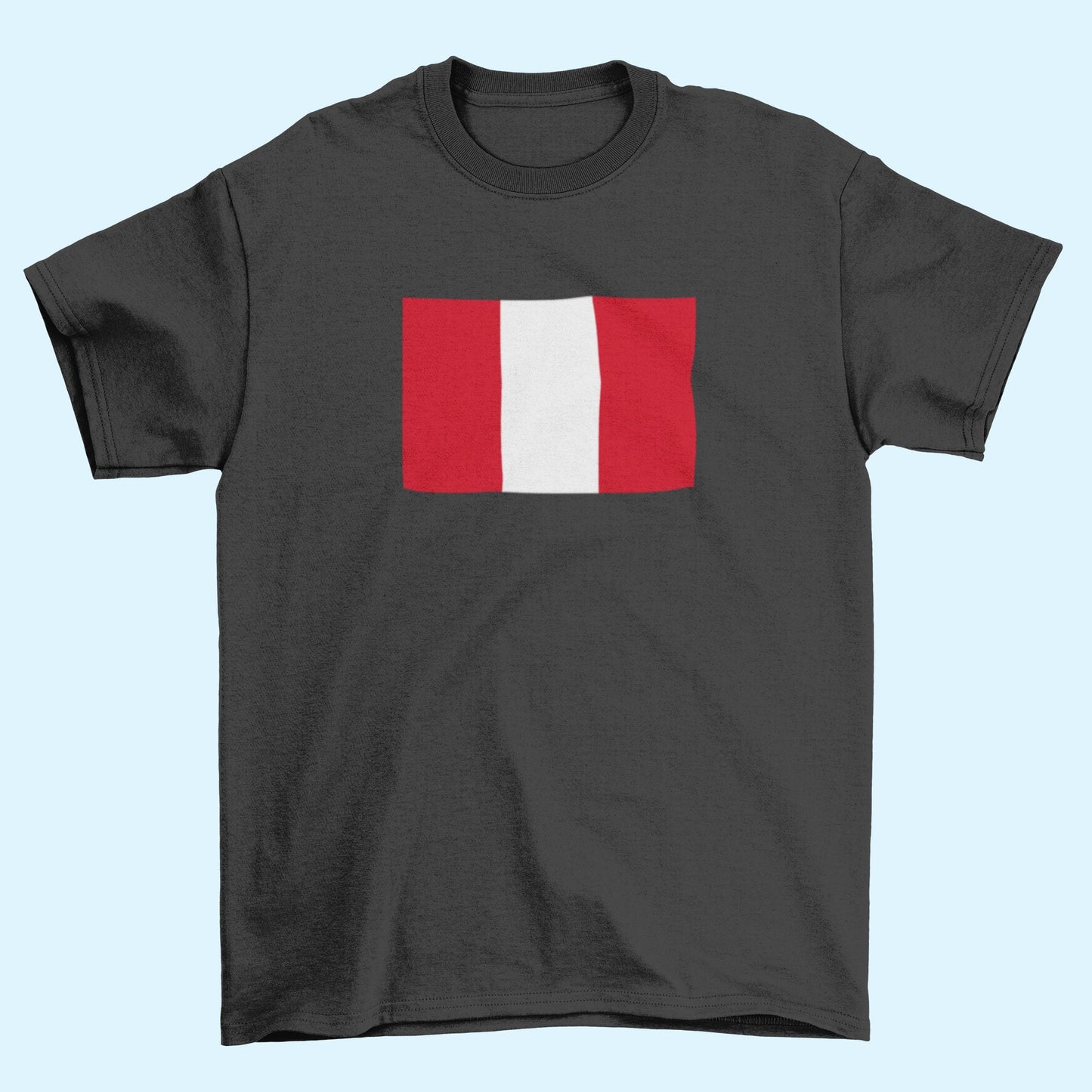 Peru Flag Iron On Heat Transfer Vinyl HTV / Republic of Peru / República del Perú / Lima