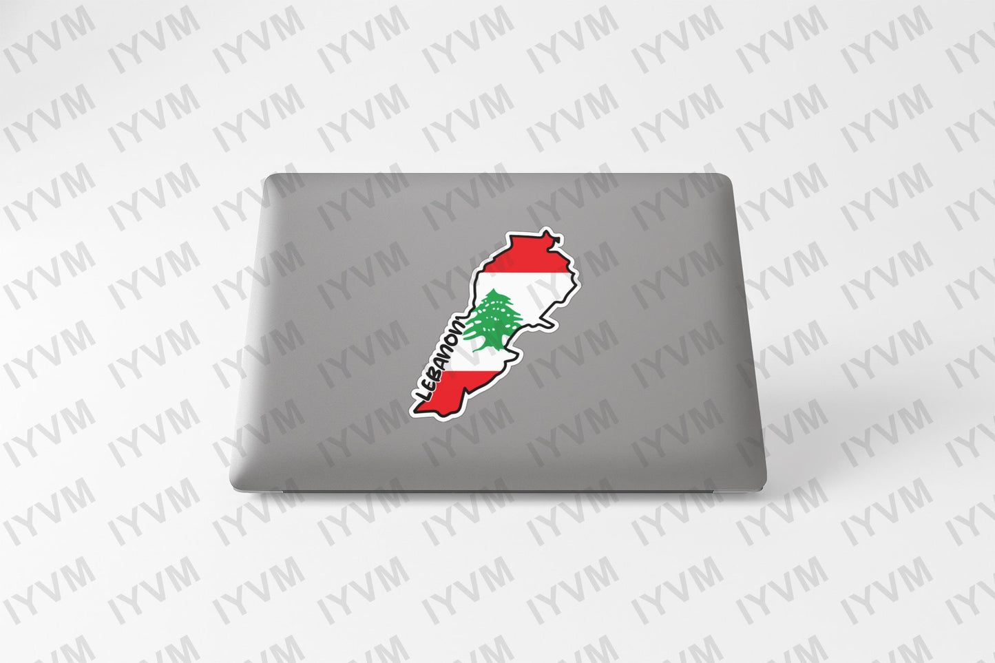 Lebanon Map Flag Sticker Decal / Republic of Lebanon / Lebanese Republic / Beirut / Lebanese