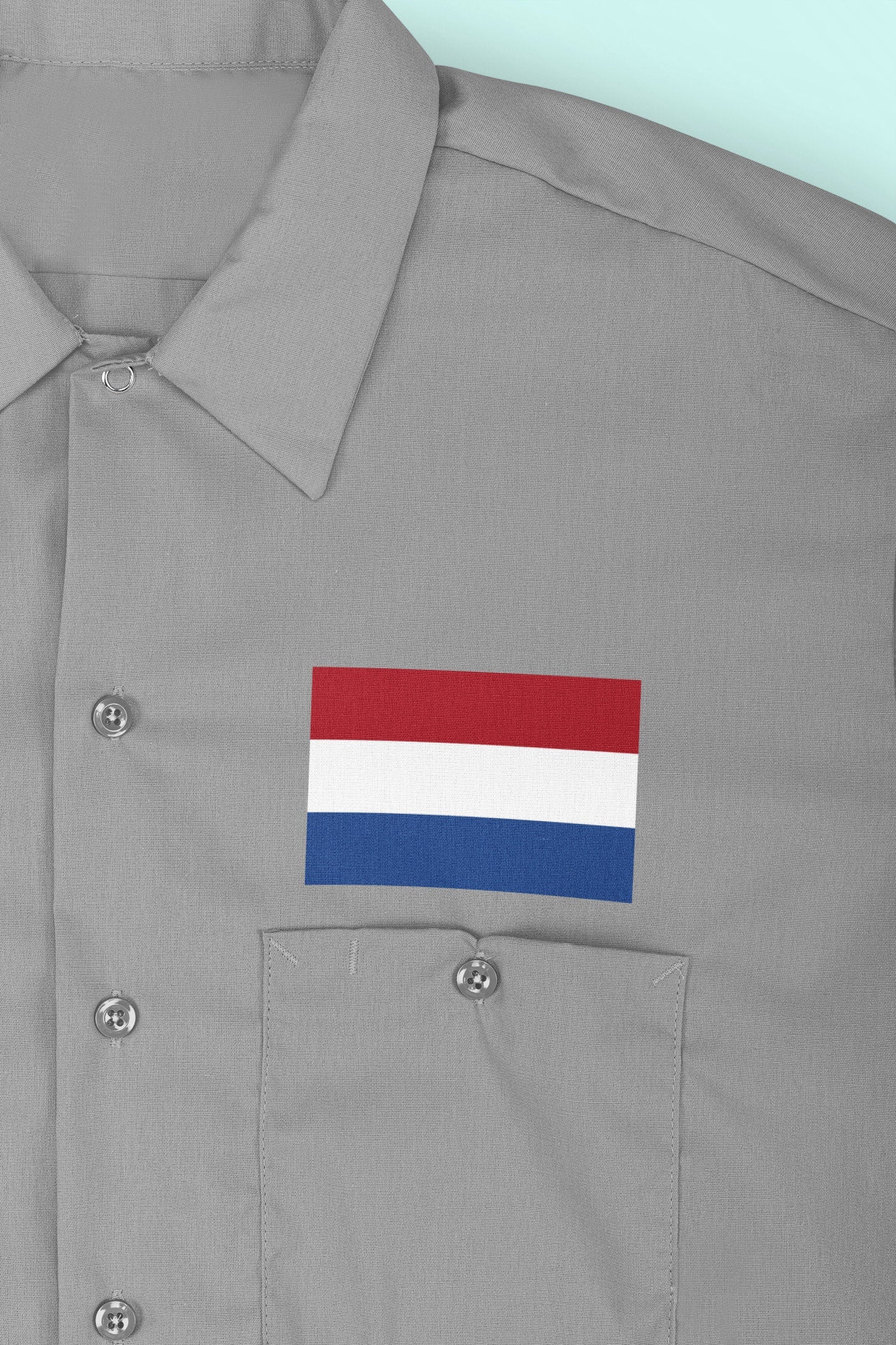 Netherlands Flag Iron On Heat Transfer Vinyl HTV / Holland / Nederland / Je maintiendrai / Amsterdam / Dutch
