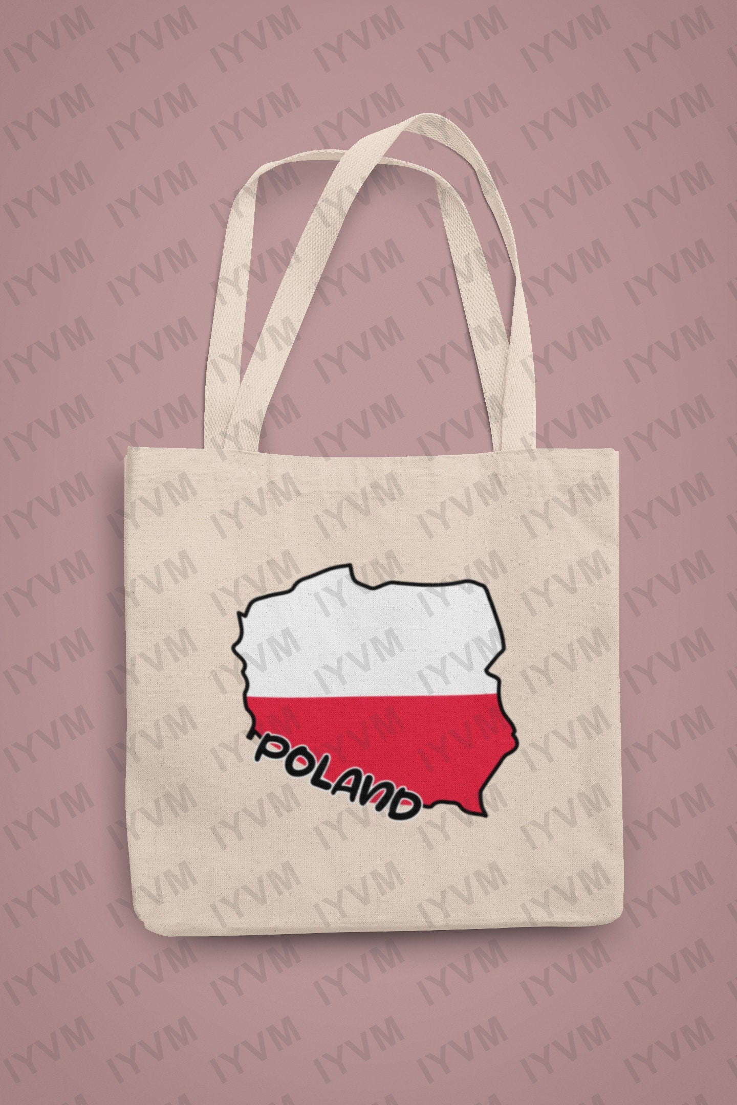 Poland Map Iron On Heat Transfer Vinyl HTV / Republic of Poland / Rzeczpospolita Polska / Warsaw / Polish