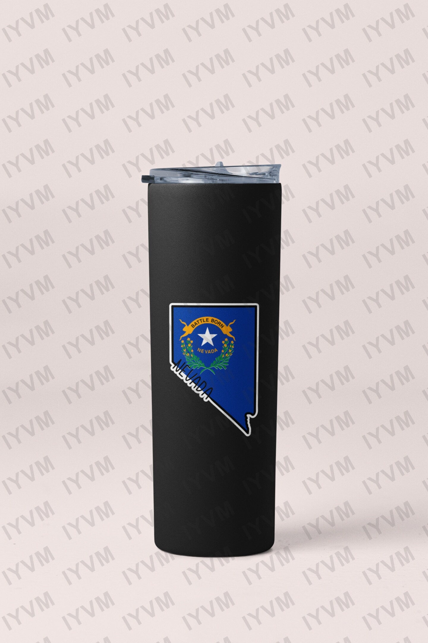 State of Nevada Map Flag Sticker Decal  USA Nevada State  Carson City  The Silver State  Battle Born State  Sagebrush State /  Casino State