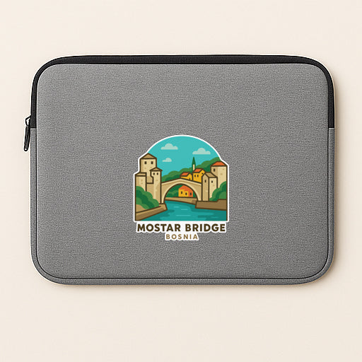 Mostar Bridge Bosnia Iron On Heat Transfer Vinyl HTV Die-Cut Symbolic Landmark