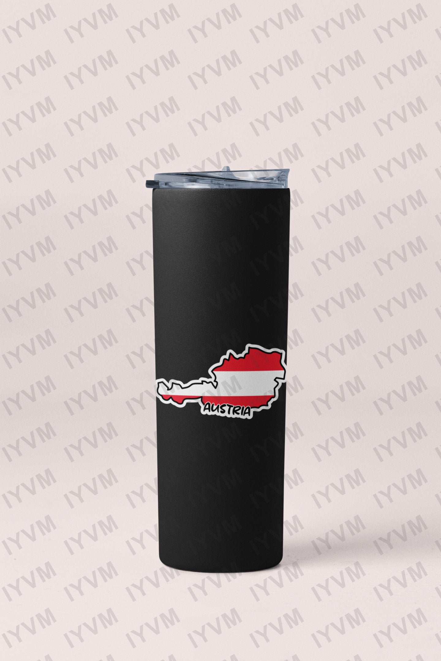 Austria Map Flag Sticker Decal / Vienna / Republic of Austria