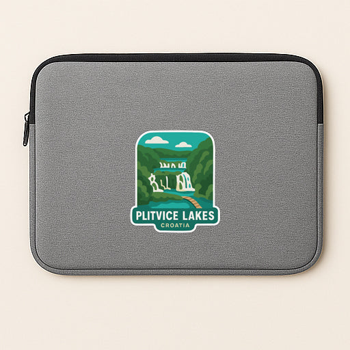 Plitvice Lakes Croatia Iron On Heat Transfer Vinyl HTV Die-Cut Symbolic Landmark