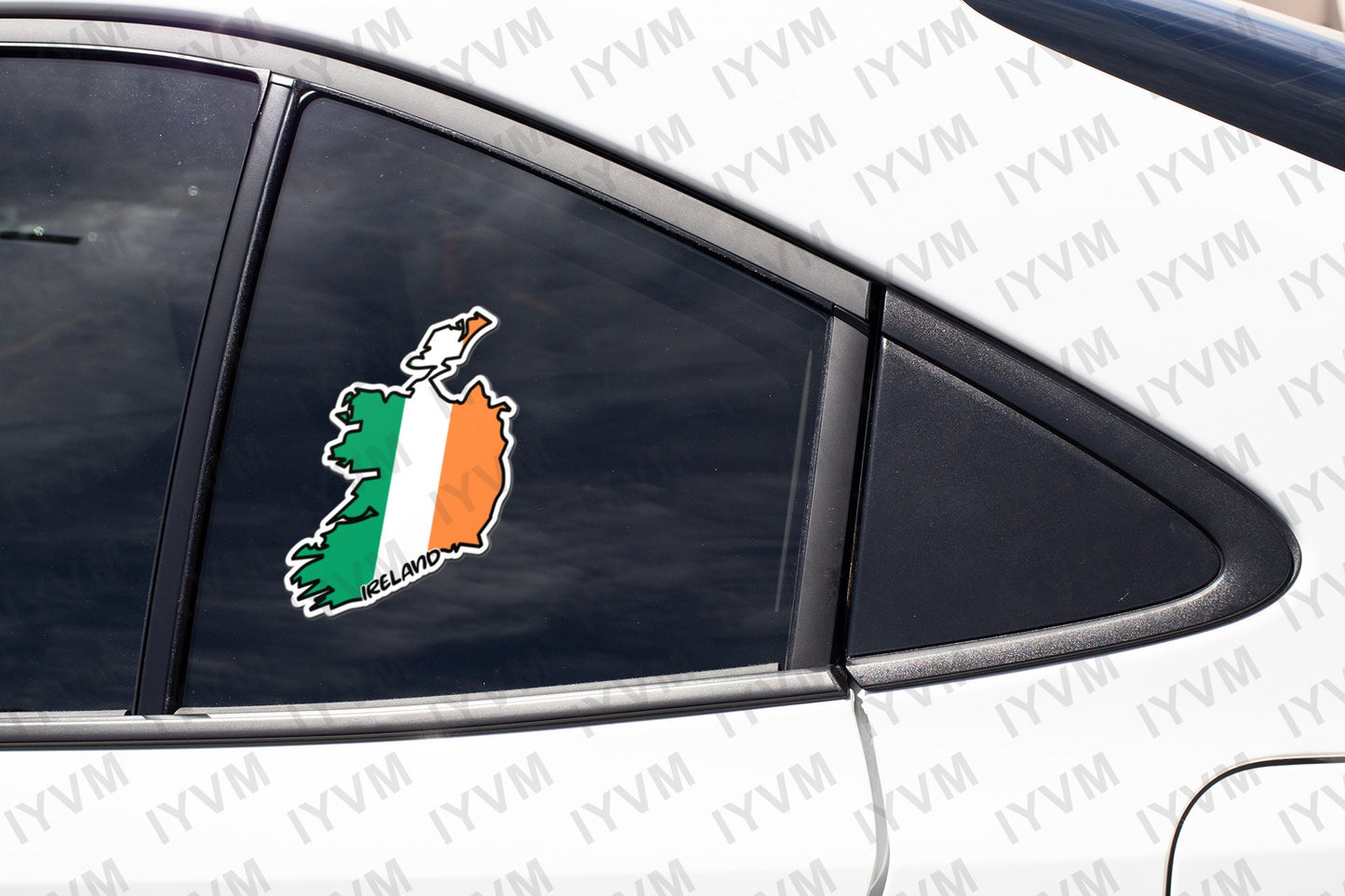 Ireland Map Flag Sticker Decal / Éire / Airlann / Northern Ireland / Irish / Belfast