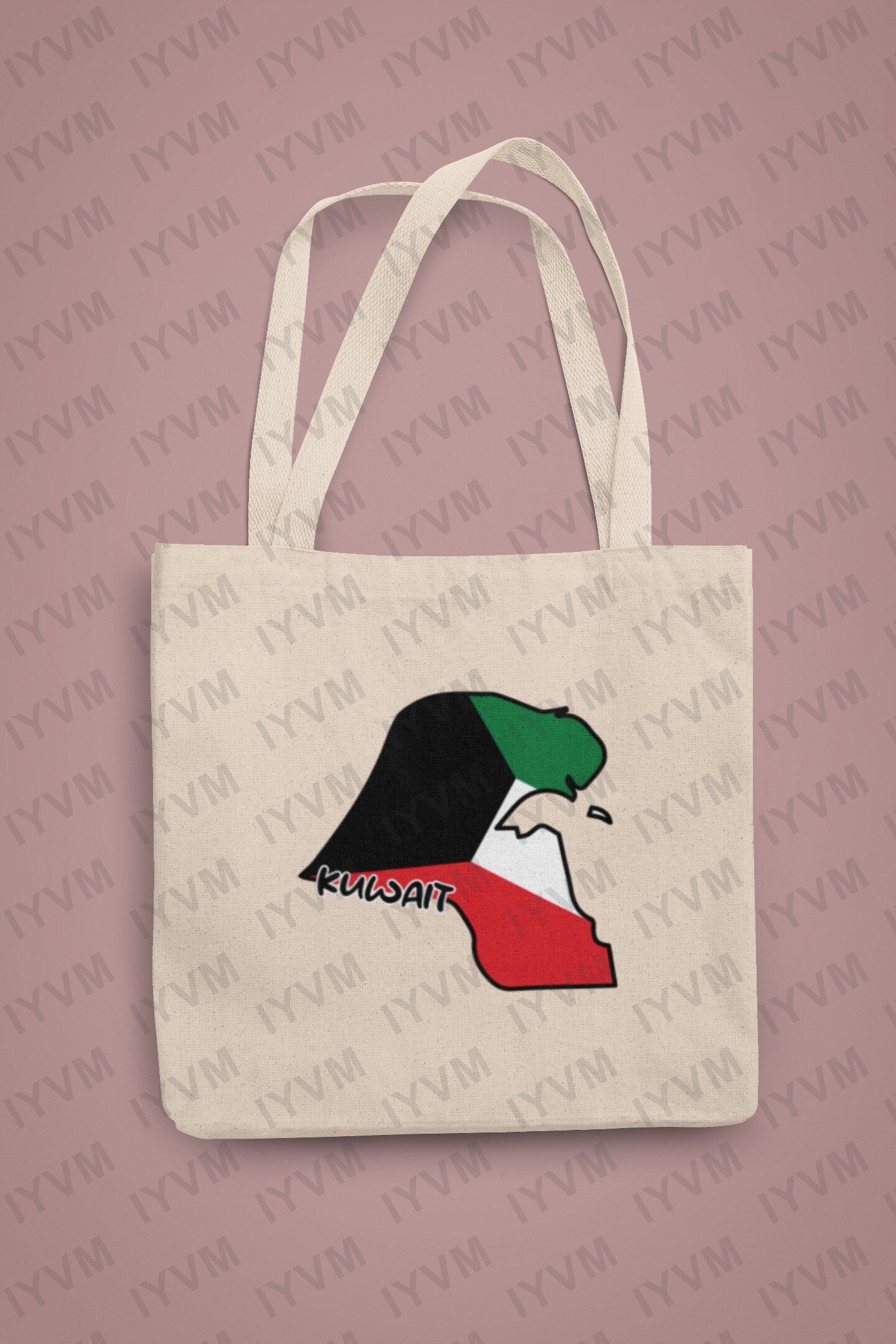 Kuwait Map Iron On Heat Transfer Vinyl HTV / State of Kuwait / Kuwait City / Kuwaiti