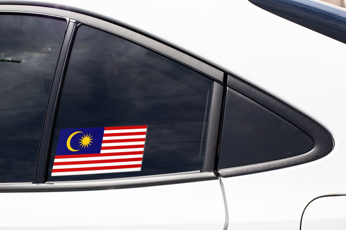 Malaysia Flag Sticker Decal / Bersekutu Bertambah Mutu / Putrajaya / Malaysian