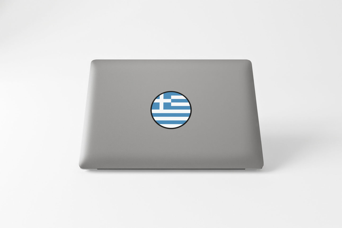 Greece Flag Circle Sticker Decal