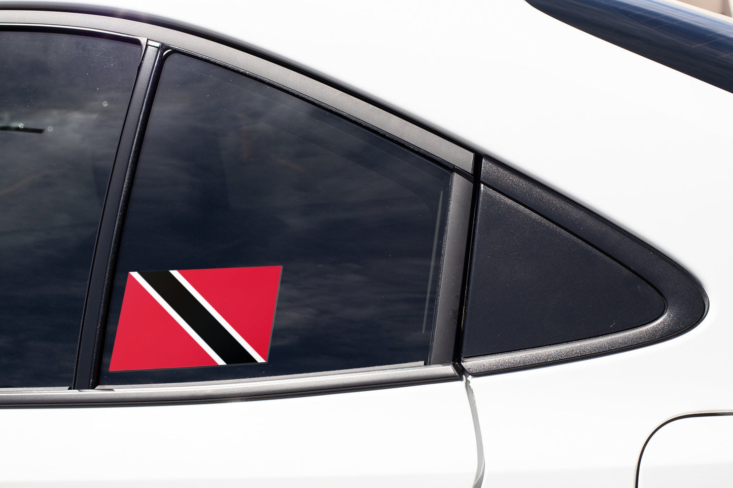 Trinidad and Tobago Flag Sticker Decal / Together We Aspire, Together We Achieve / Port of Spain / Trinbagonian / Trini