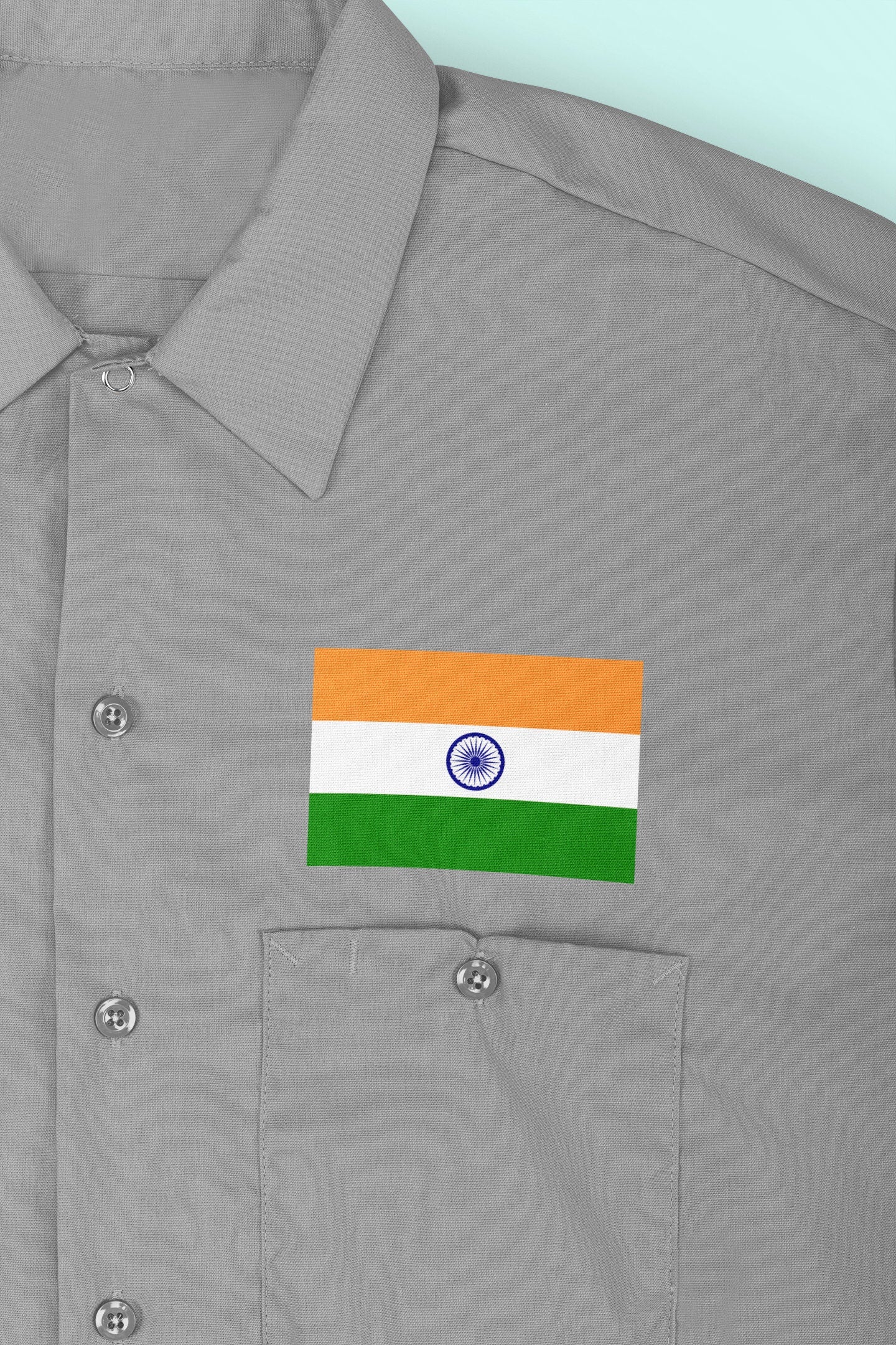 India Flag Iron On Heat Transfer Vinyl HTV / Republic of India / Satyameva Jayate / New Delhi