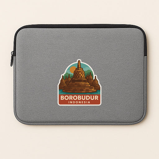 Borobudur Indonesia Iron On Heat Transfer Vinyl HTV Die-Cut Symbolic Landmark