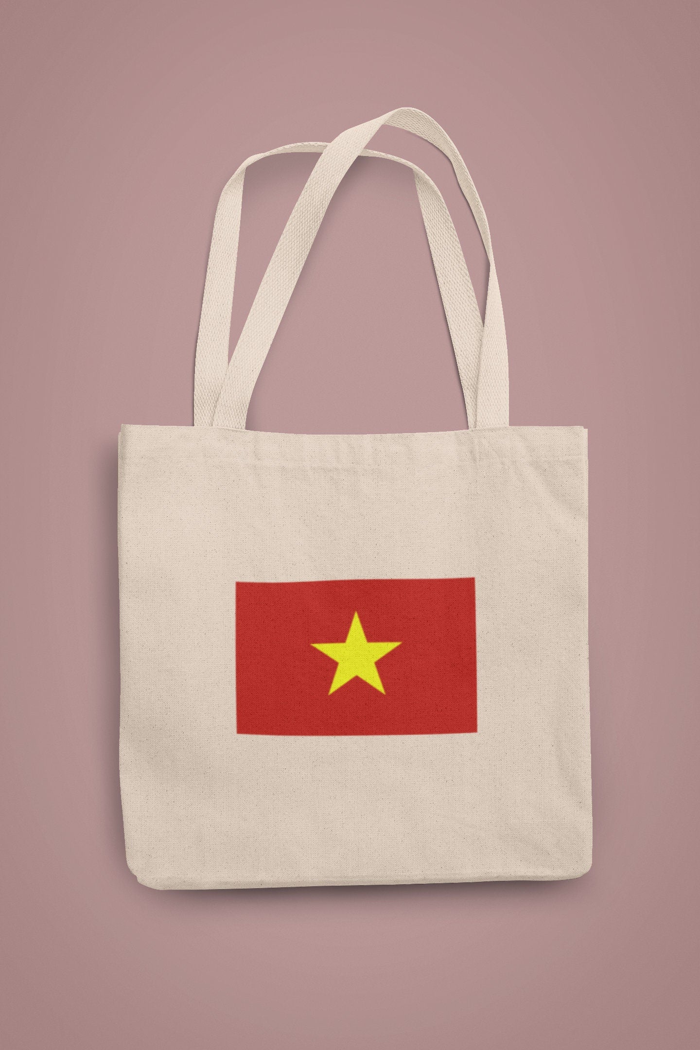 Vietnam Flag Iron On Heat Transfer Vinyl HTV / Socialist Republic of Vietnam / Hanoi / Vietnamese