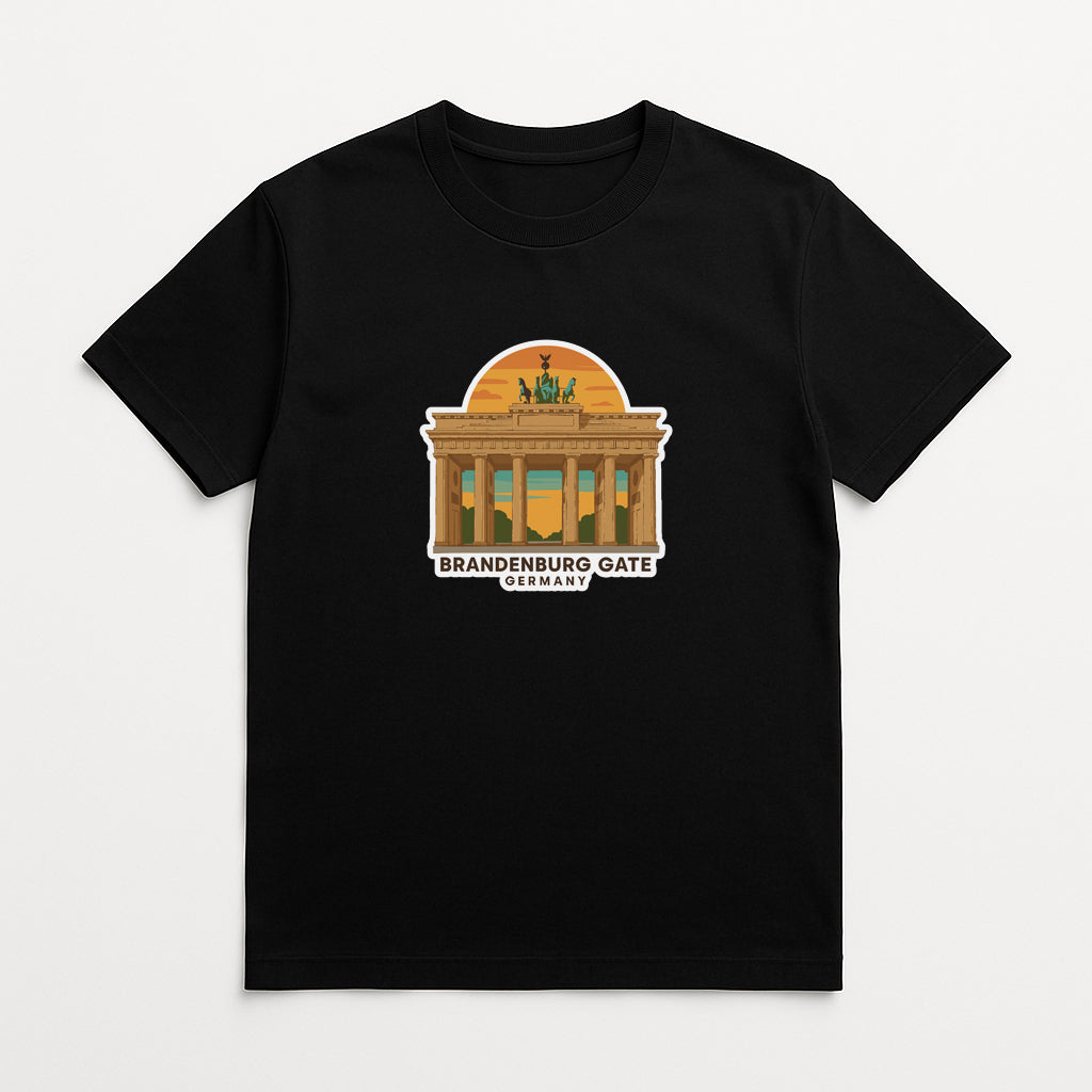 Brandenburg Gate Germany Iron On Heat Transfer Vinyl HTV Die-Cut Symbolic