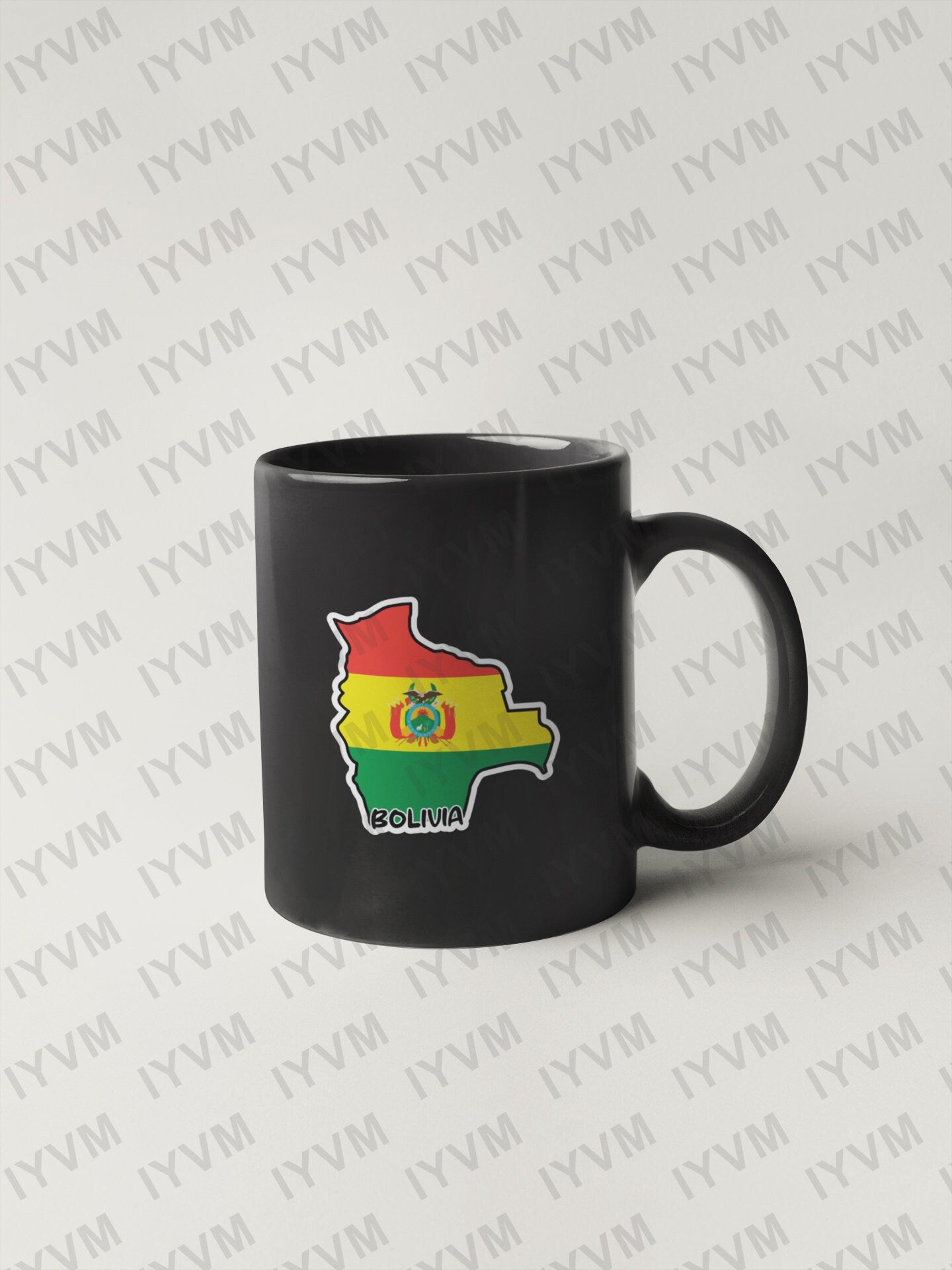 Bolivia Map Flag Sticker Decal / Sucre / La Unión es la Fuerza / the Plurinational State of Bolivia
