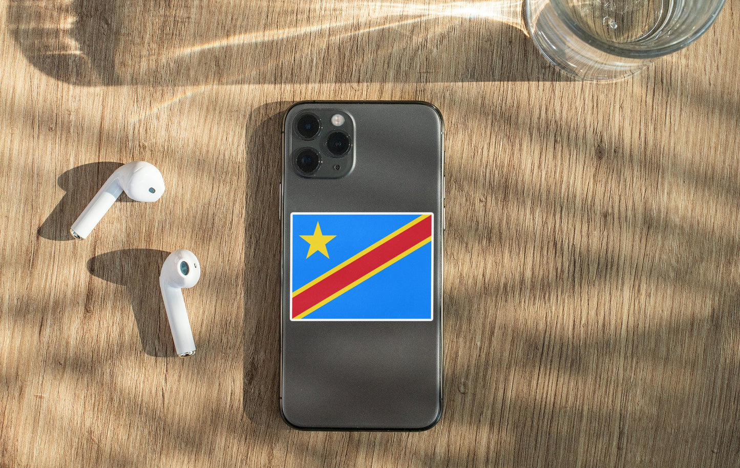 Democratic Republic of the Congo Flag Sticker Decal