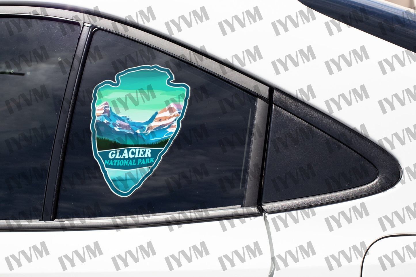 Glacier National Park Sticker Decal - US National Parks Series