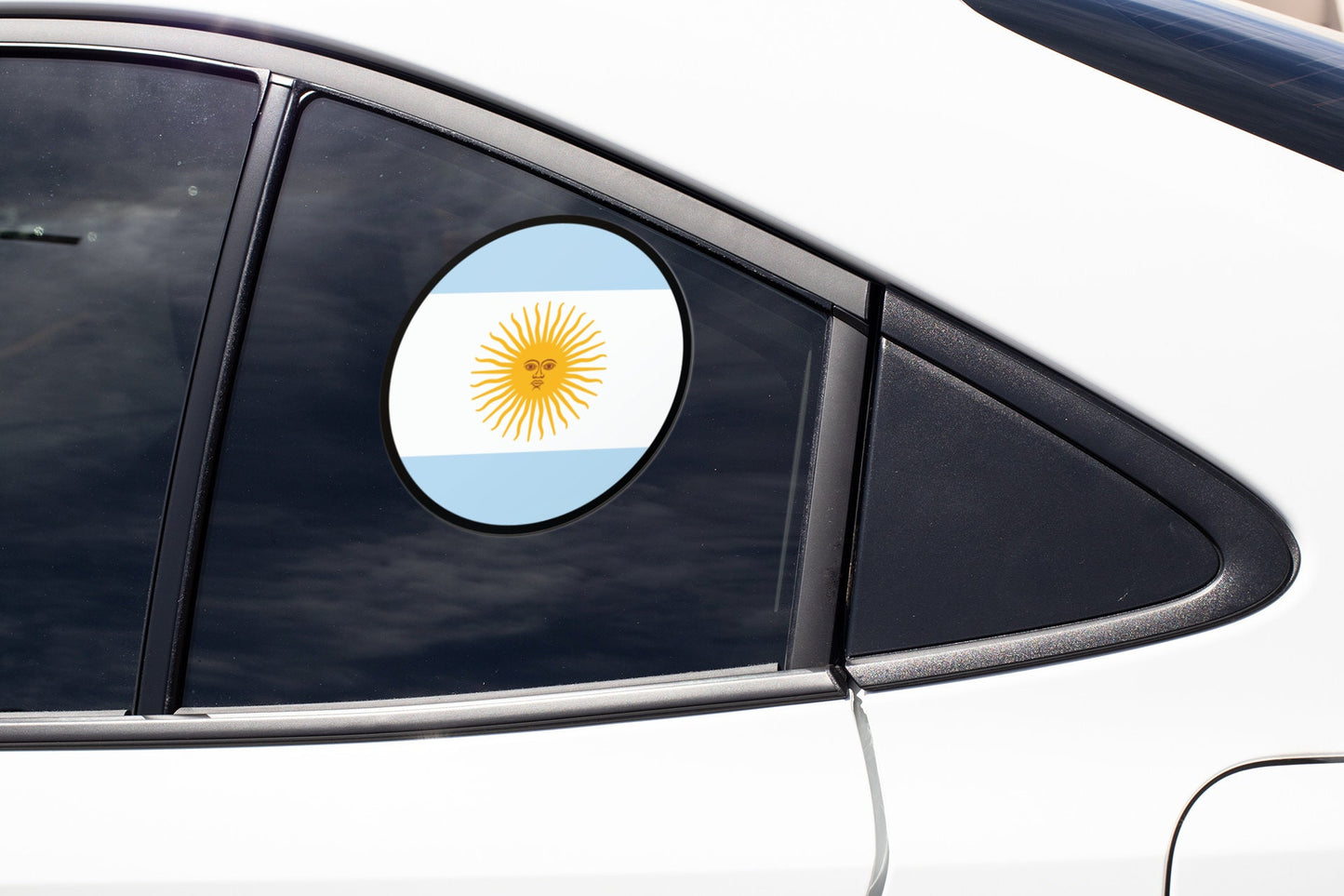 Argentina Flag Circle Sticker Decal
