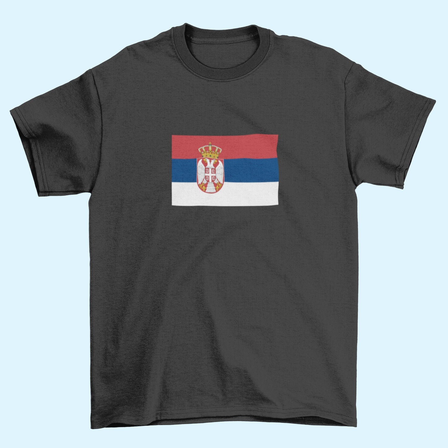 Serbia Flag Iron On Heat Transfer Vinyl HTV / Republic of Serbia / Република Србија / Belgrade / Serbian /