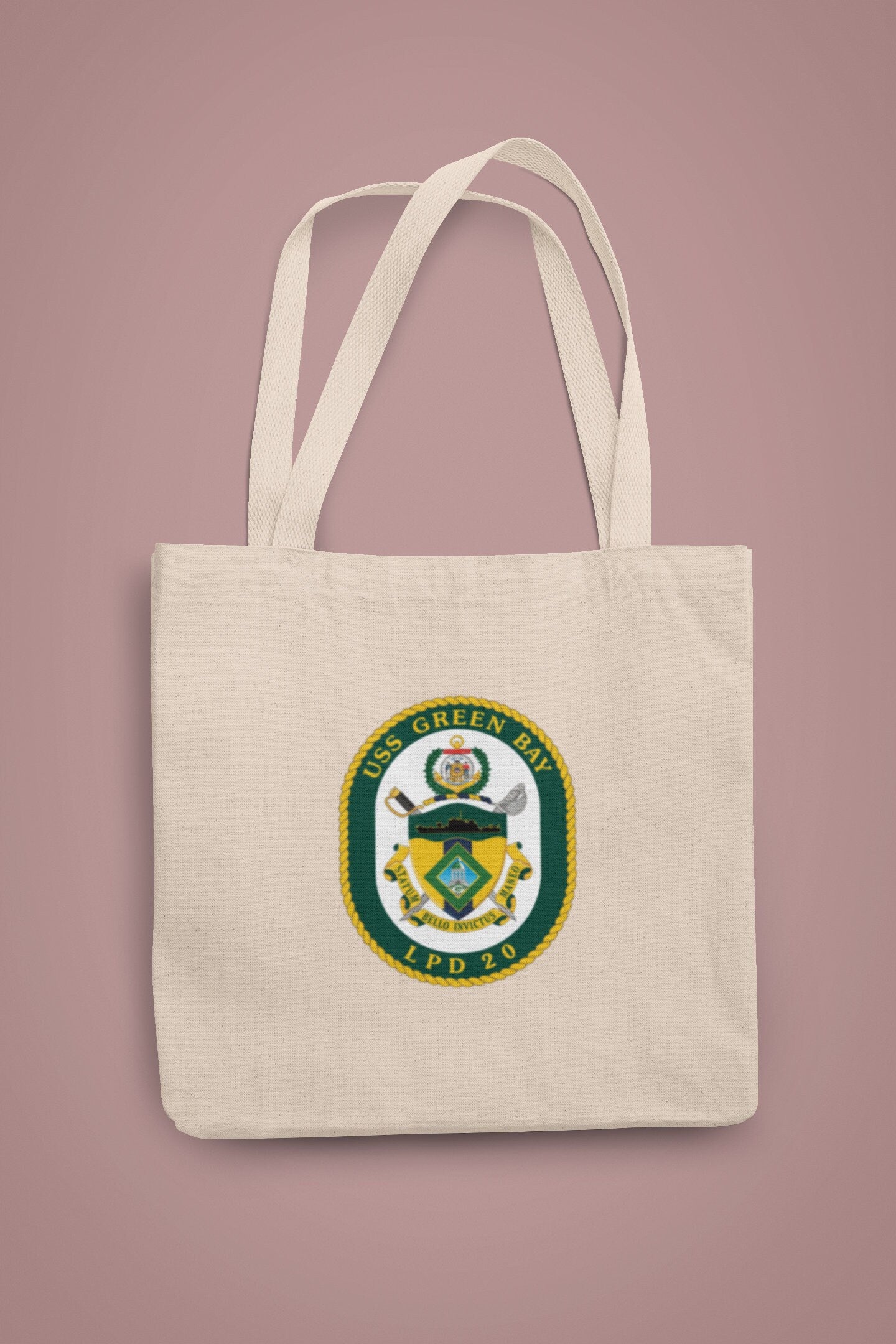 USS Green Bay LPD-20 Badge Iron On Heat Transfer Vinyl HTV San Antonio Class Amphibious transport dock