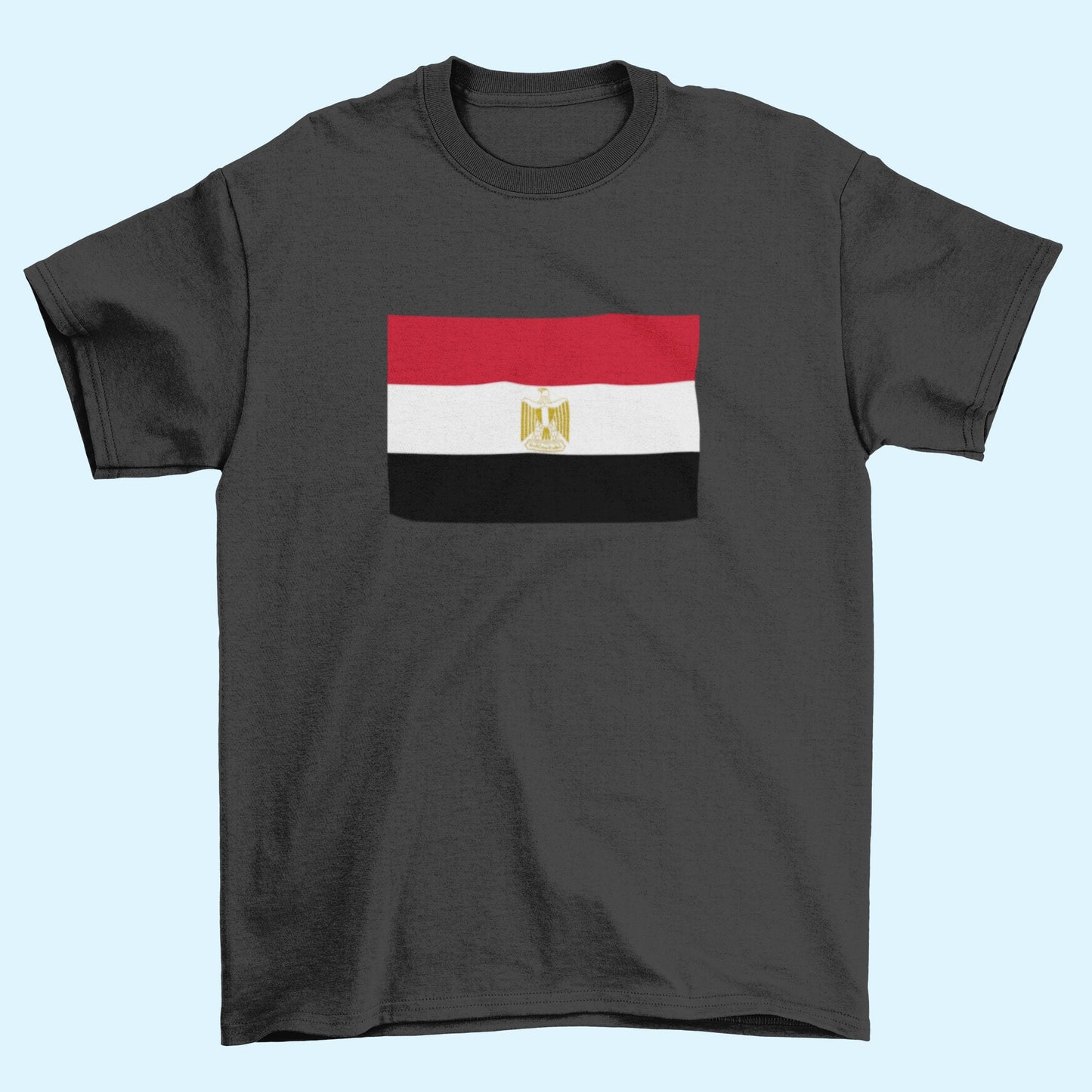 Egypt Flag Iron On Heat Transfer Vinyl HTV / Arab Republic of Egypt / Cairo / Egyptian