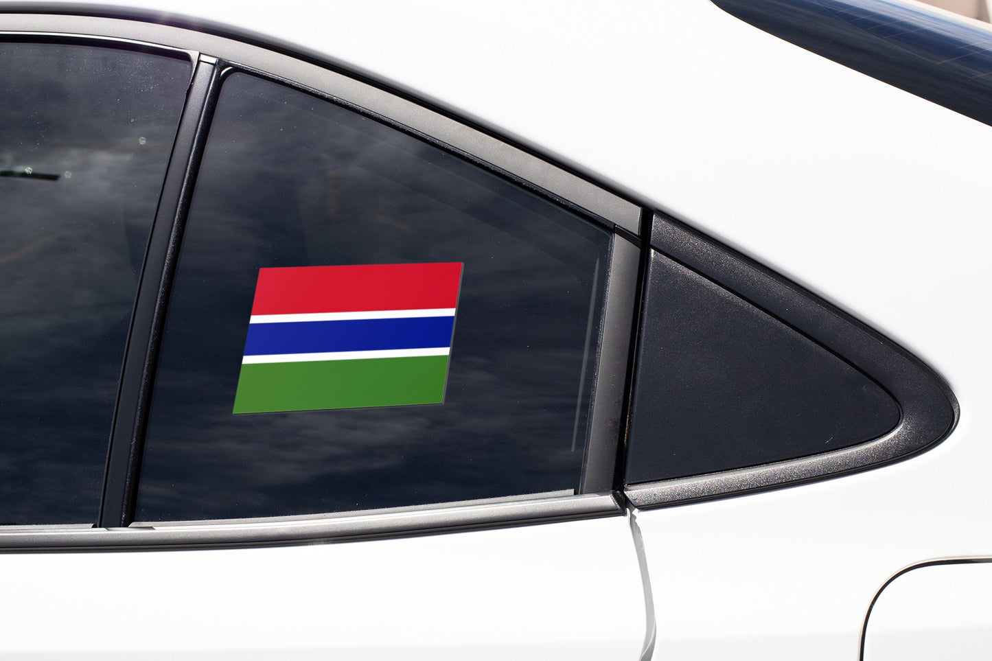 The Gambia Flag Sticker Decal