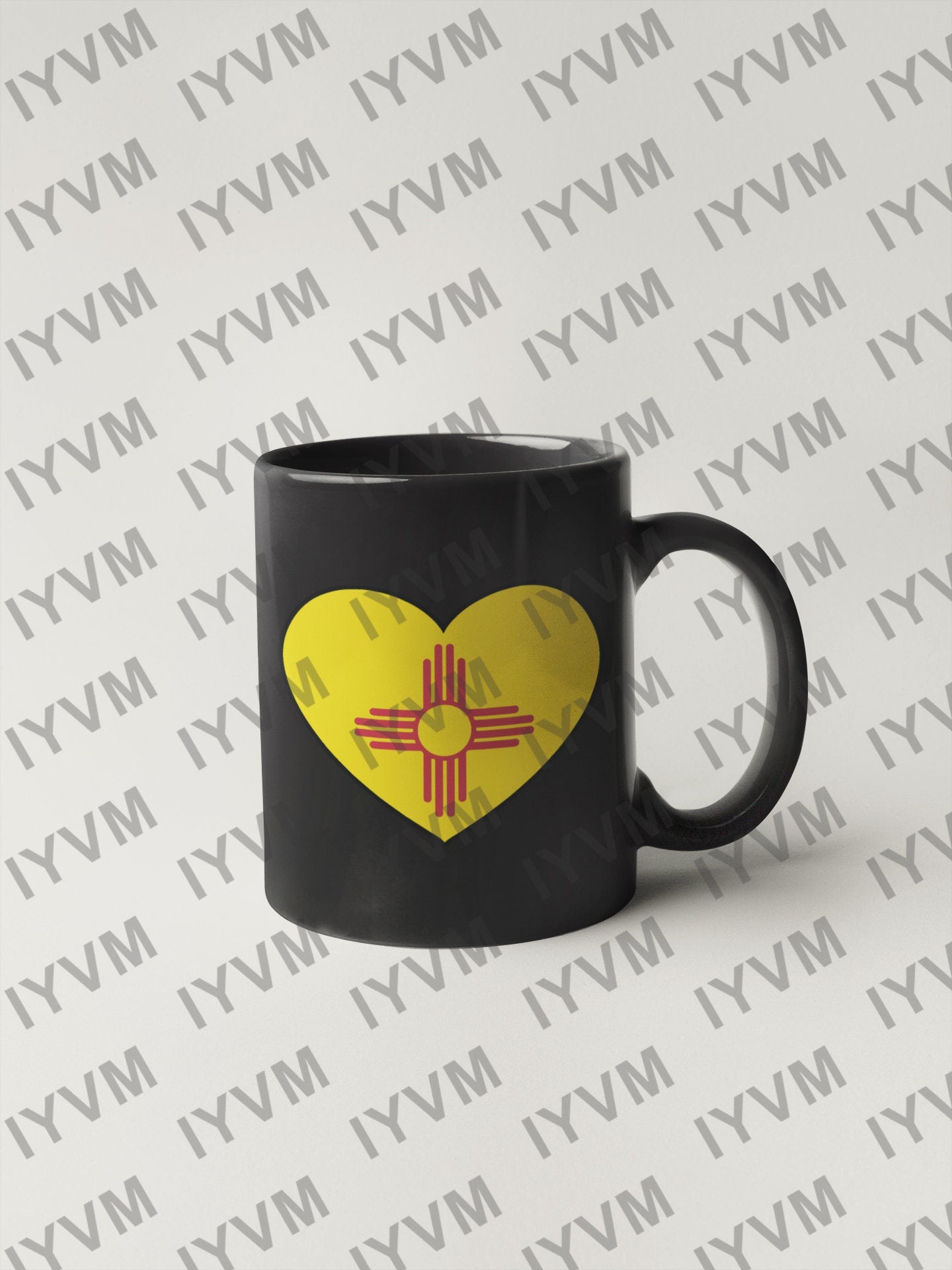 State of New Mexico Flag Heart Sticker Decal  USA New Mexico State  Santa Fe  The Land of Enchantment  Land of Sunshine