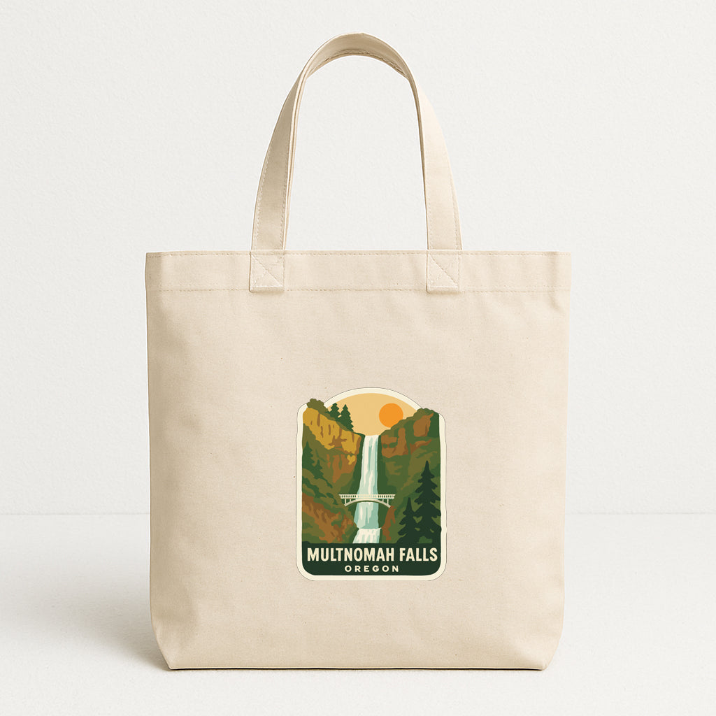 Multnomah Falls Oregon Iron On Heat Transfer Vinyl HTV Die-Cut Symbolic Landmark