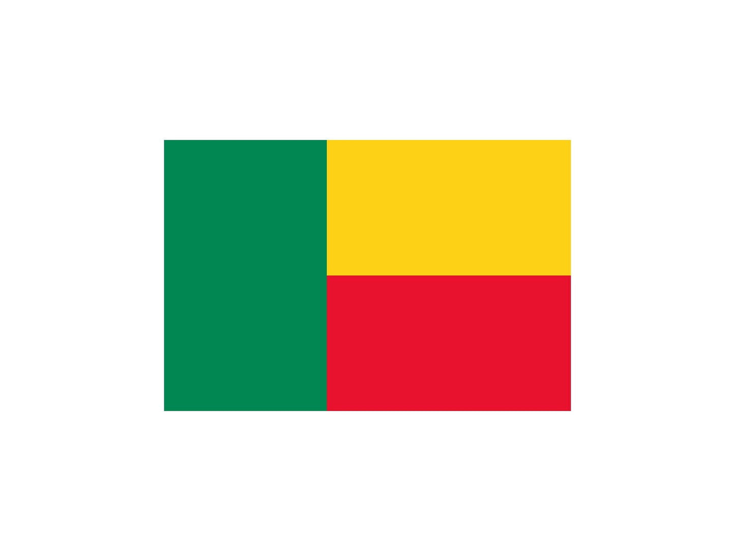 Benin Flag Sticker Decal