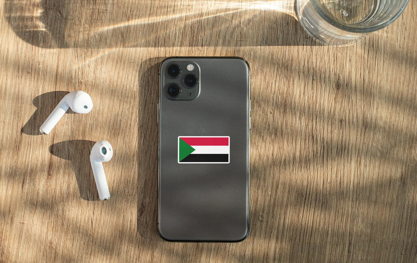 Sudan Flag Sticker Decal / Republic of the Sudan / North Sudan / Khartoum / Omdurman / Sudanese