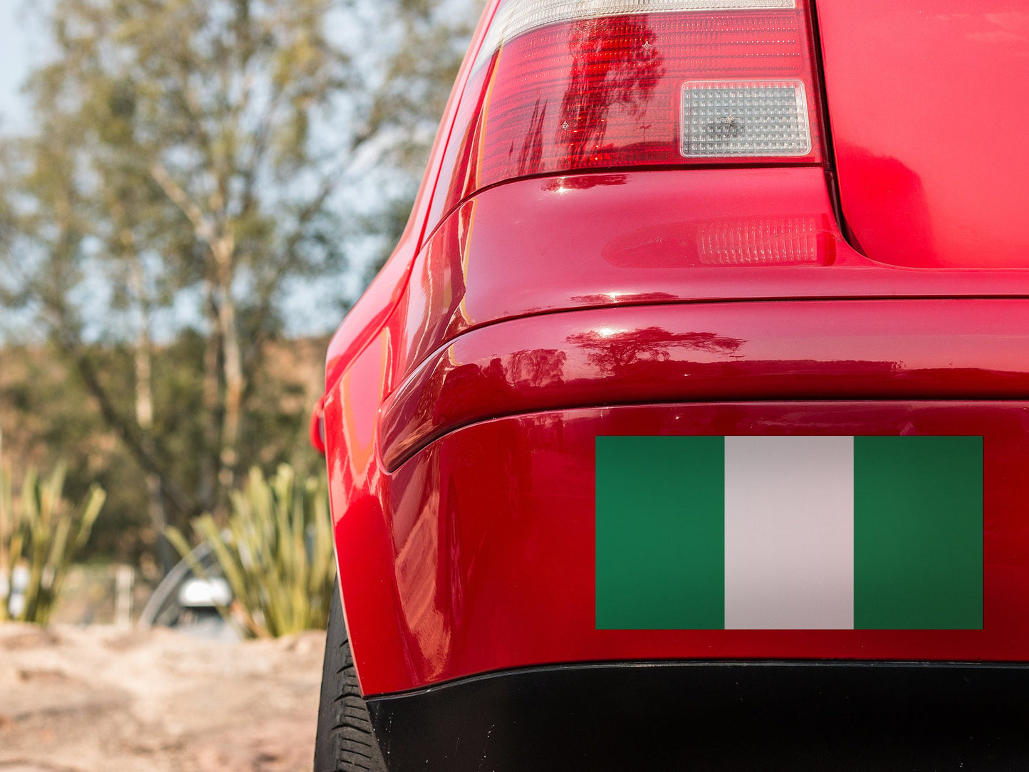 Nigeria Flag Sticker Decal / Federal Republic of Nigeria / Unity and Faith, Peace and Progress / Abuja / Jamhuriyar Tarayyar Najeriya