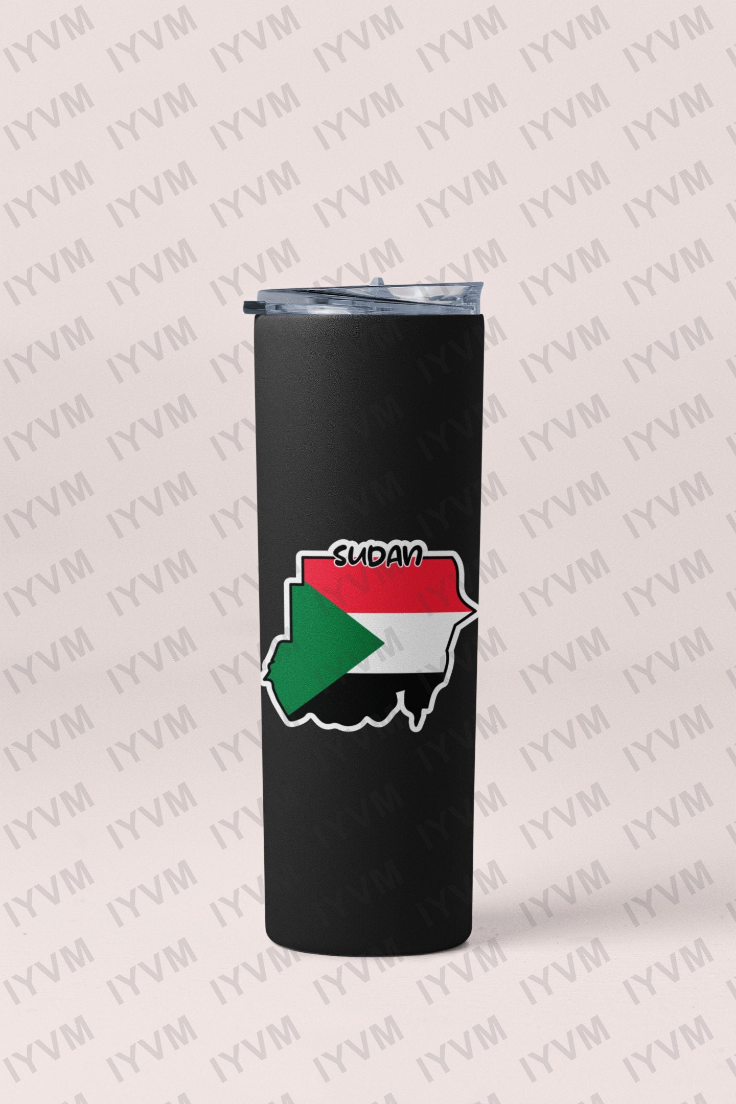 Sudan Map Flag Sticker Decal / Republic of the Sudan / North Sudan / Khartoum / Omdurman / Sudanese
