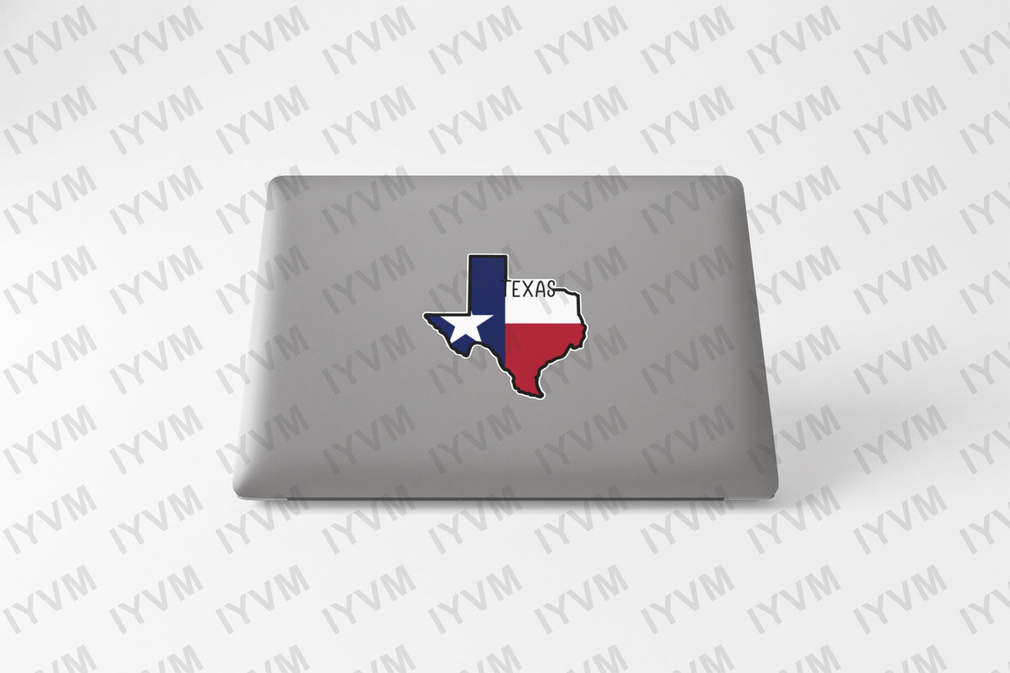 State of Texas Map Flag Sticker Decal  USA Texas State  Austin  The Lone Star State