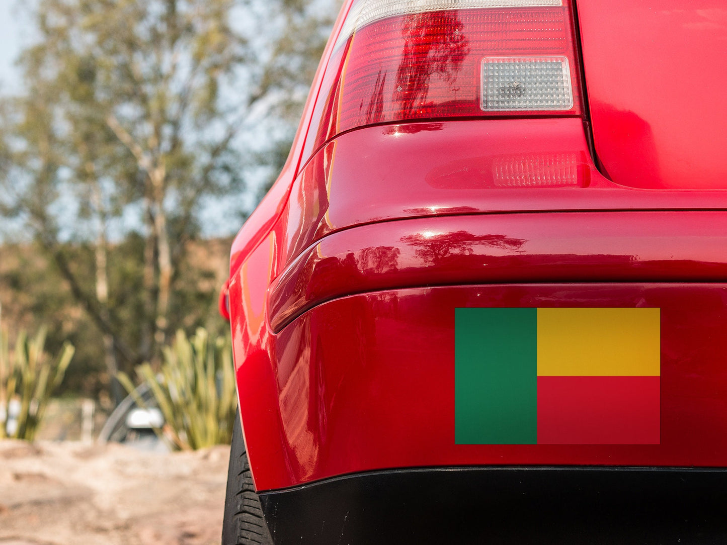 Benin Flag Sticker Decal