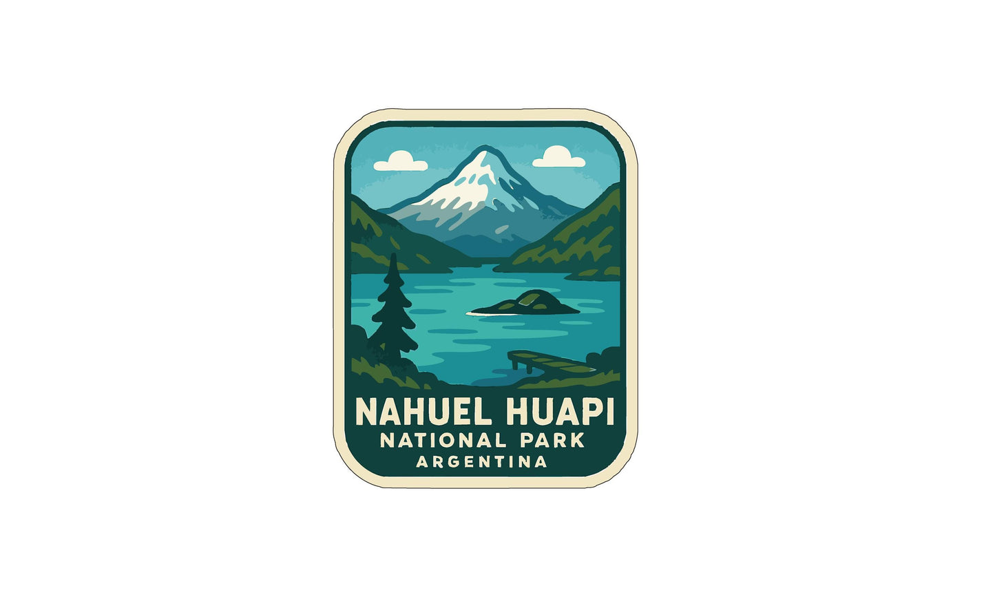 a logo for the Nahuel Huapi National Park in Argentina.