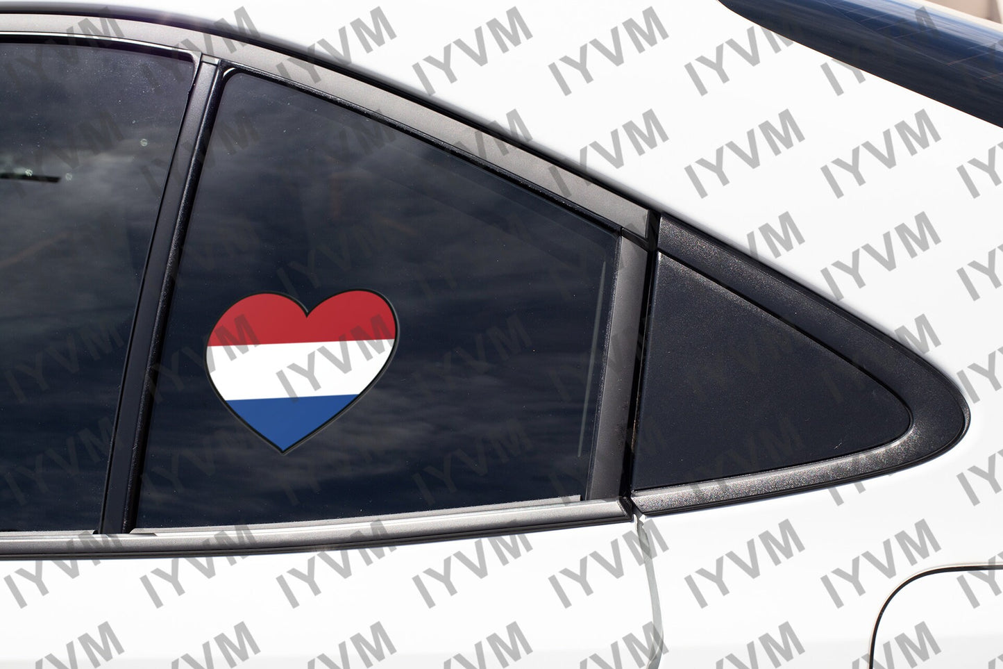 Netherlands Flag Heart Sticker Decal / Holland / Nederland / Je maintiendrai / Amsterdam / Dutch