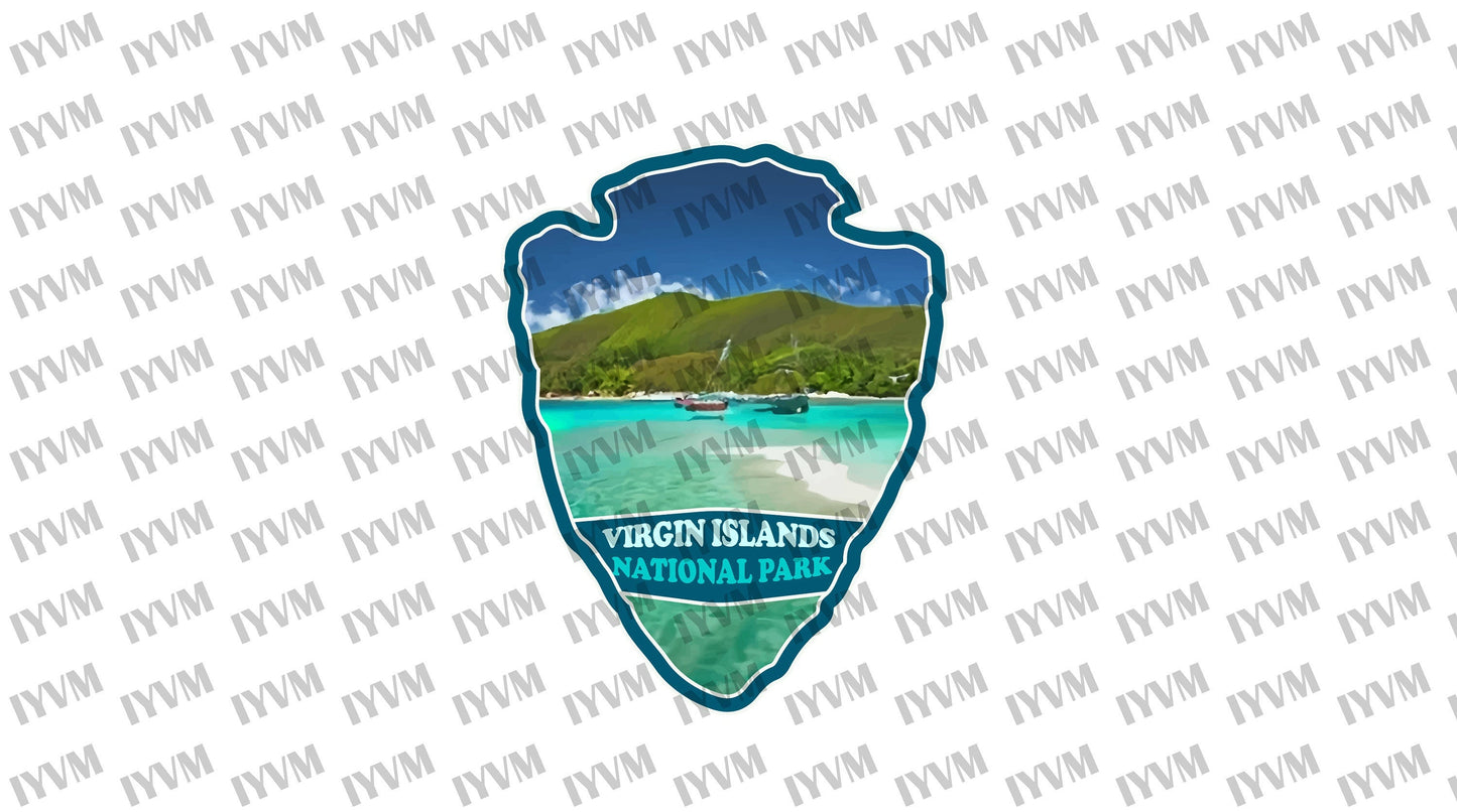 Virgin Islands National Park Sticker Decal - US National Parks Series