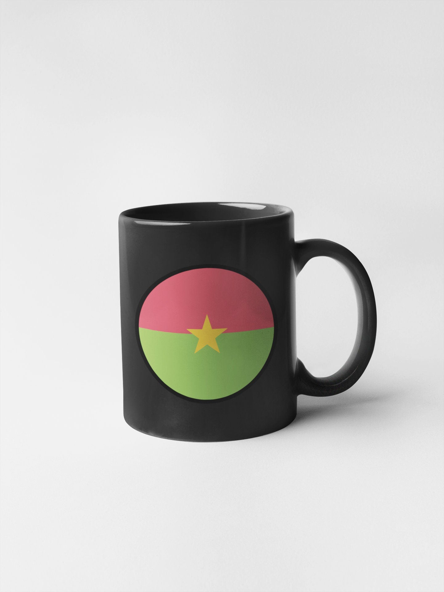 Burkina Faso Flag Circle Sticker Decal