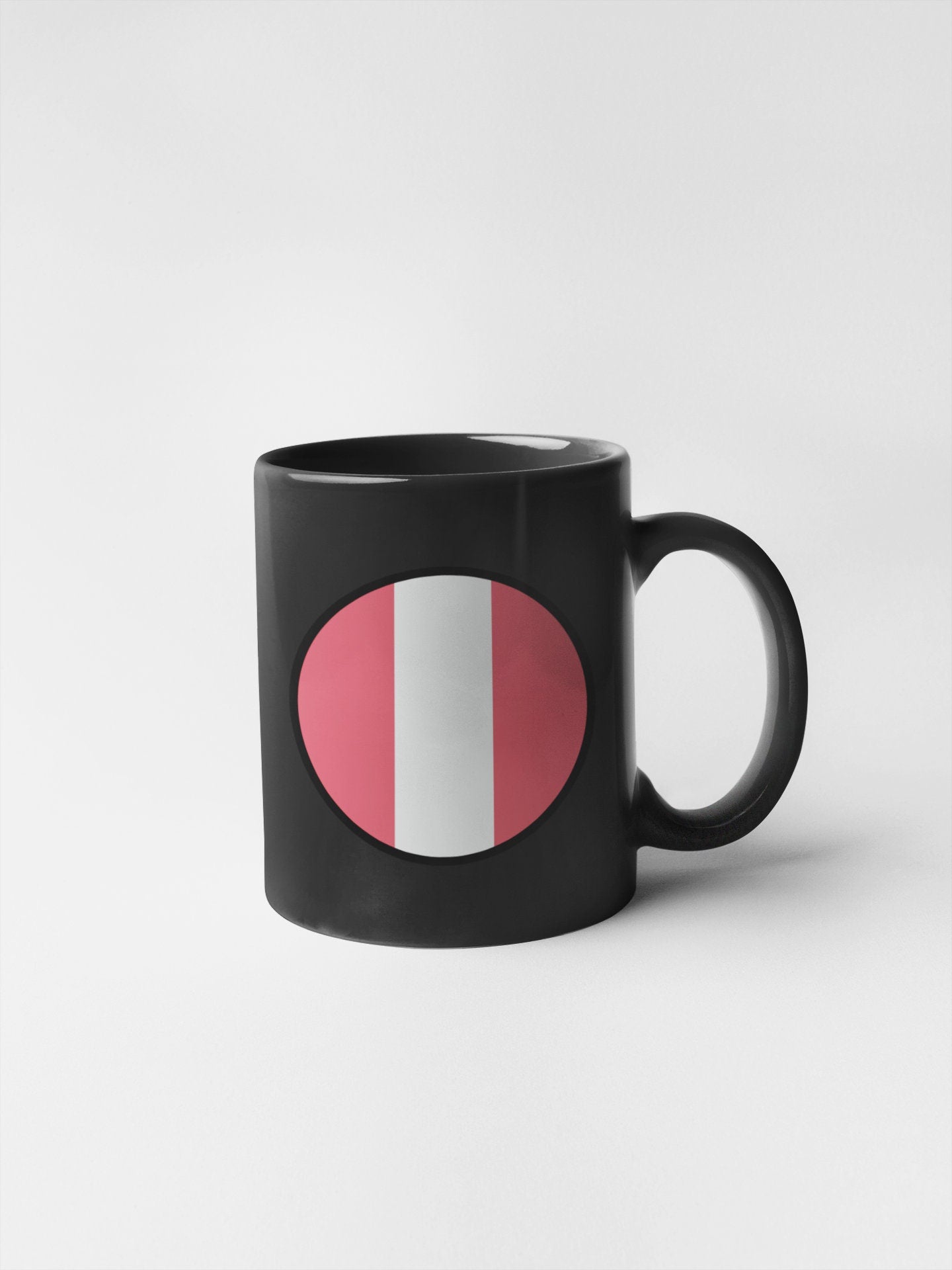 Peru Flag Circle Sticker Decal