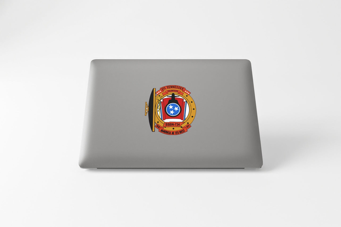 USS Tennessee SSBN-734 Badge Sticker Decal Ohio Class Ballistic missile submarine Car Sticker Bumper Sticker for Car Emblem