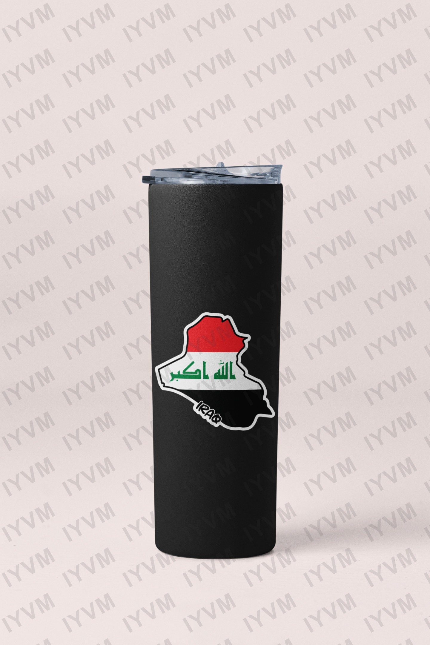 Iraq Map Flag Sticker Decal / Republic of Iraq / Baghdad / Iraqi