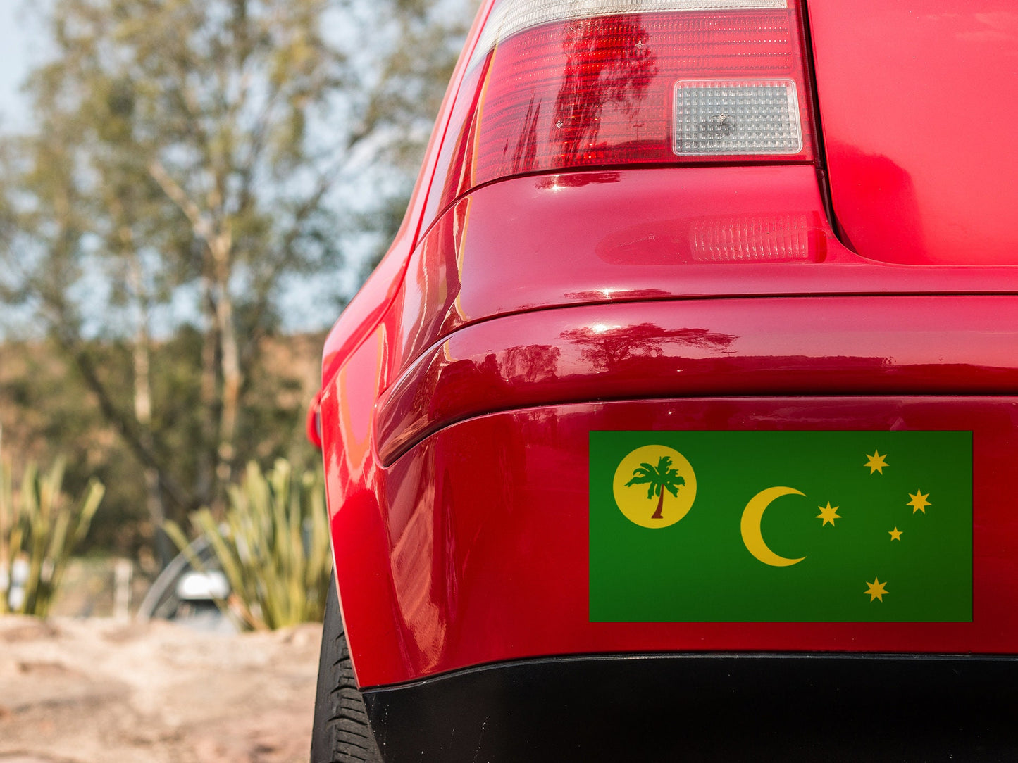 Cocos Islands Keeling Flag Sticker Decal